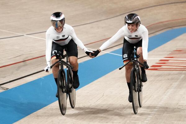 Germany Netherlands beat Brits to win track cycling golds AP News
